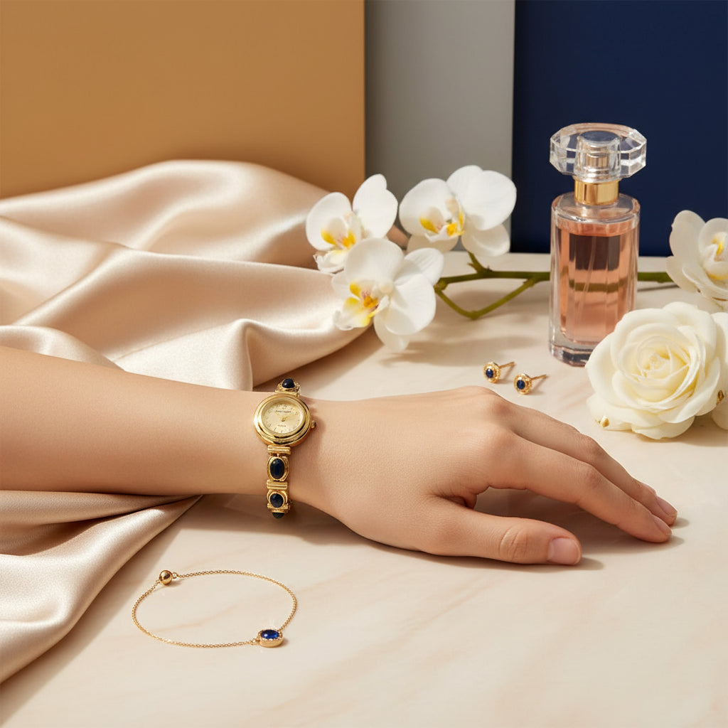 Blue Agate Bracelet Watch – LUXE Edition