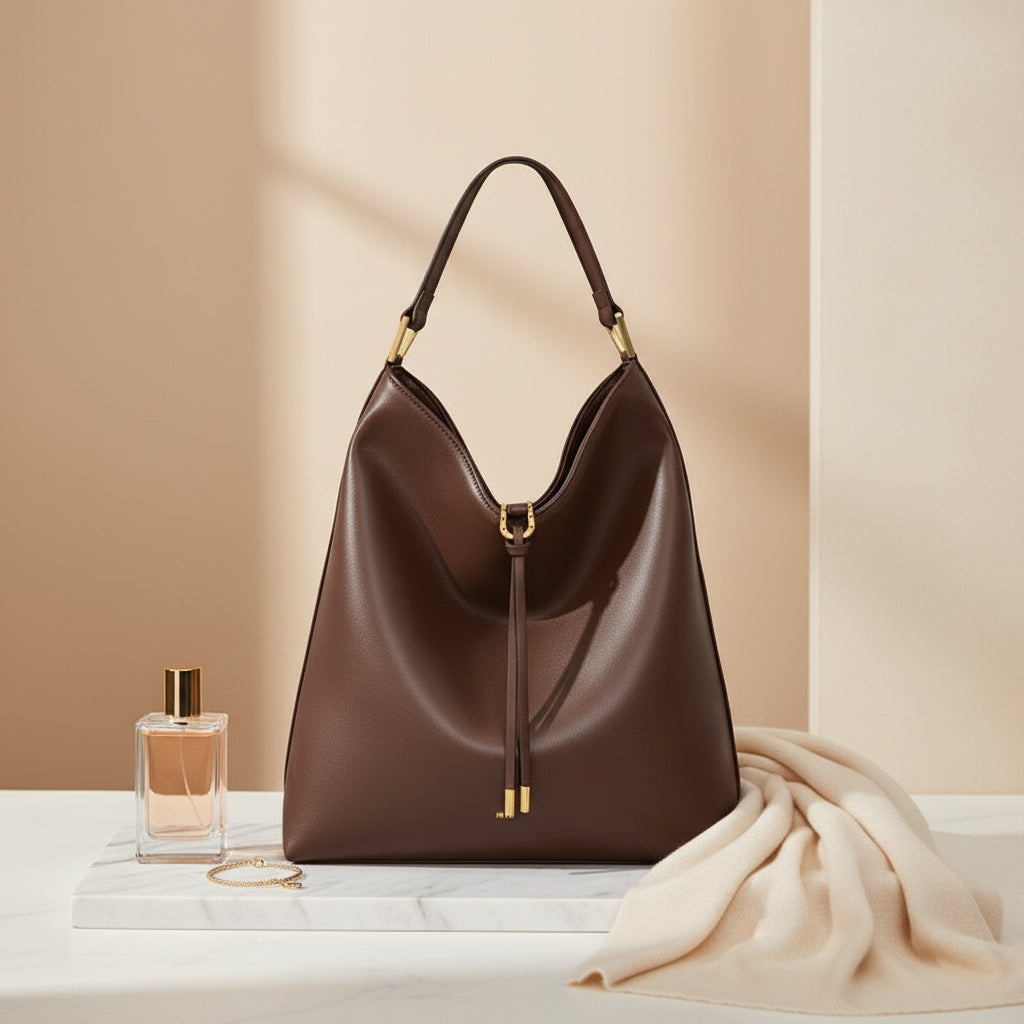 Suede & Leather Hobo Bag – LUXE Edition