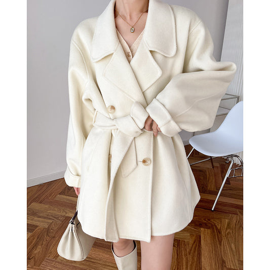 Milk Wool Wrap Coat – CHIC Edition