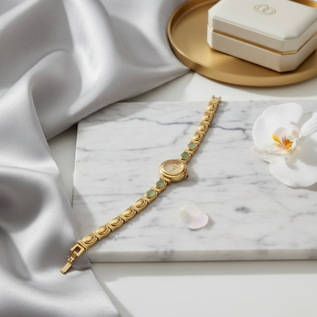 Green Beryl Bracelet Watch – LUXE Edition