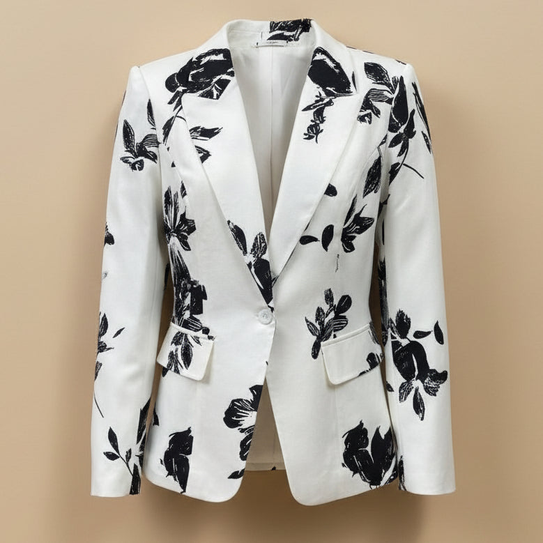 Ophelia Floral Print Blazer – MUSE Edition