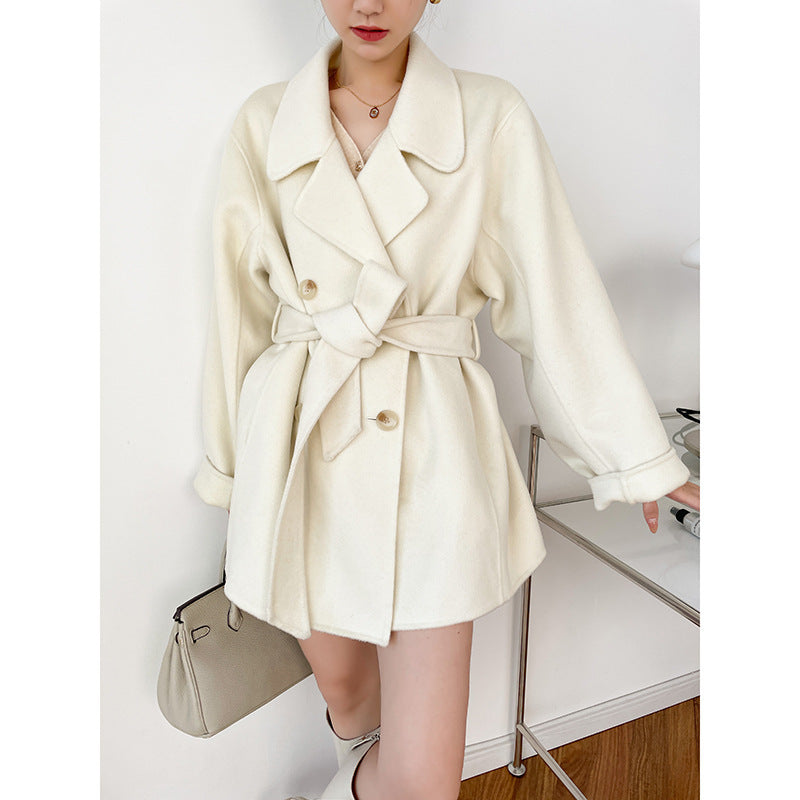 Milk Wool Wrap Coat – CHIC Edition